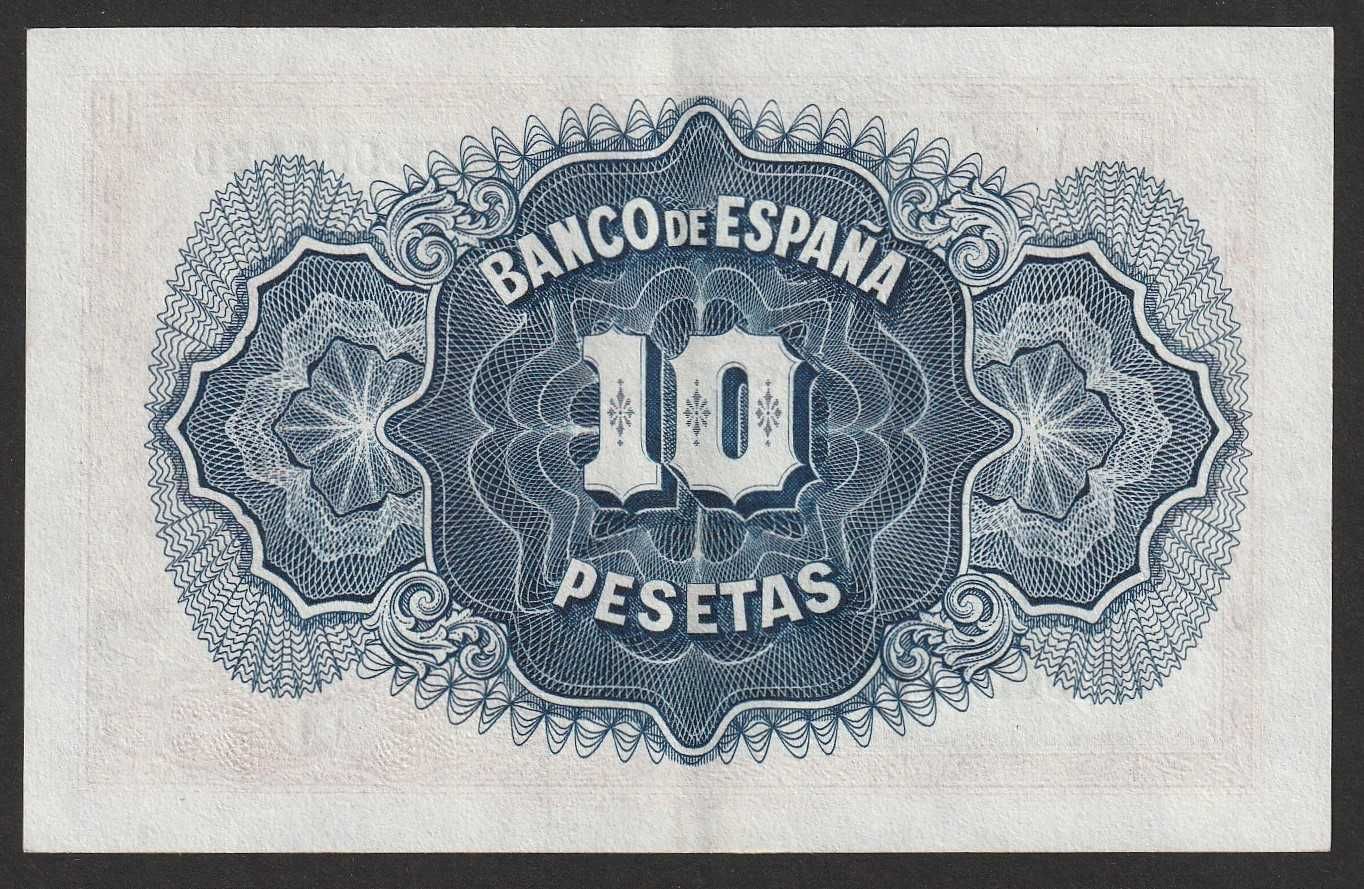 Hiszpania 10 peset 1935 - stan 2