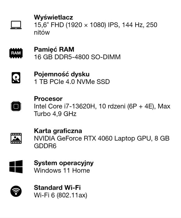 Nowy Laptop ASUS TUF F15