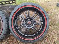 Dotz Pinstripe Red 5x112 235/35/ZR19 nowe opony lato