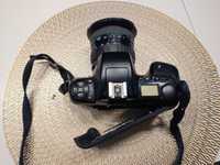 Nikon F601 z obiektywem Soligor Zoom 19-35mm