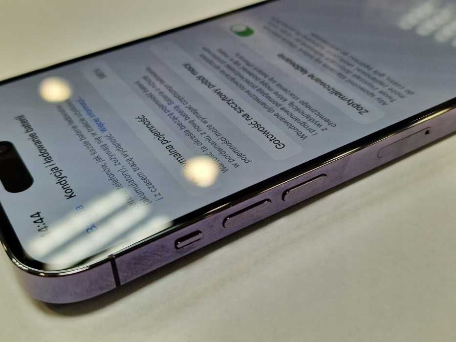 Iphone 14 PRO MAX 128GB/ Deep Purple/ BAT 100%/ Grade B/ Gwarancja