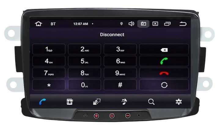 Radio nawigacja GPS Android Dacia Logan 2012-.2021 BT CarPlay 2/64GB