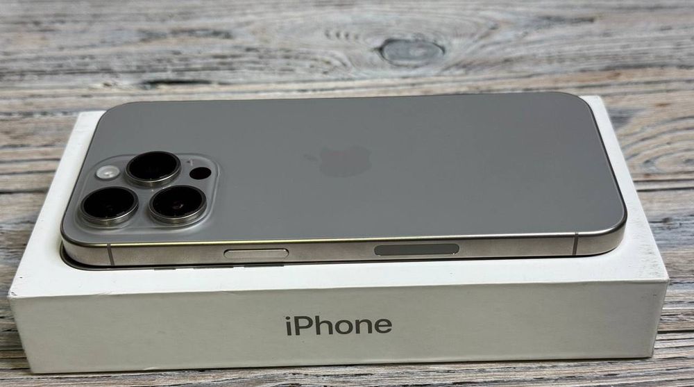 iPhone 15 pro max 256gb Natur titan какновый openbox гарантия магазин