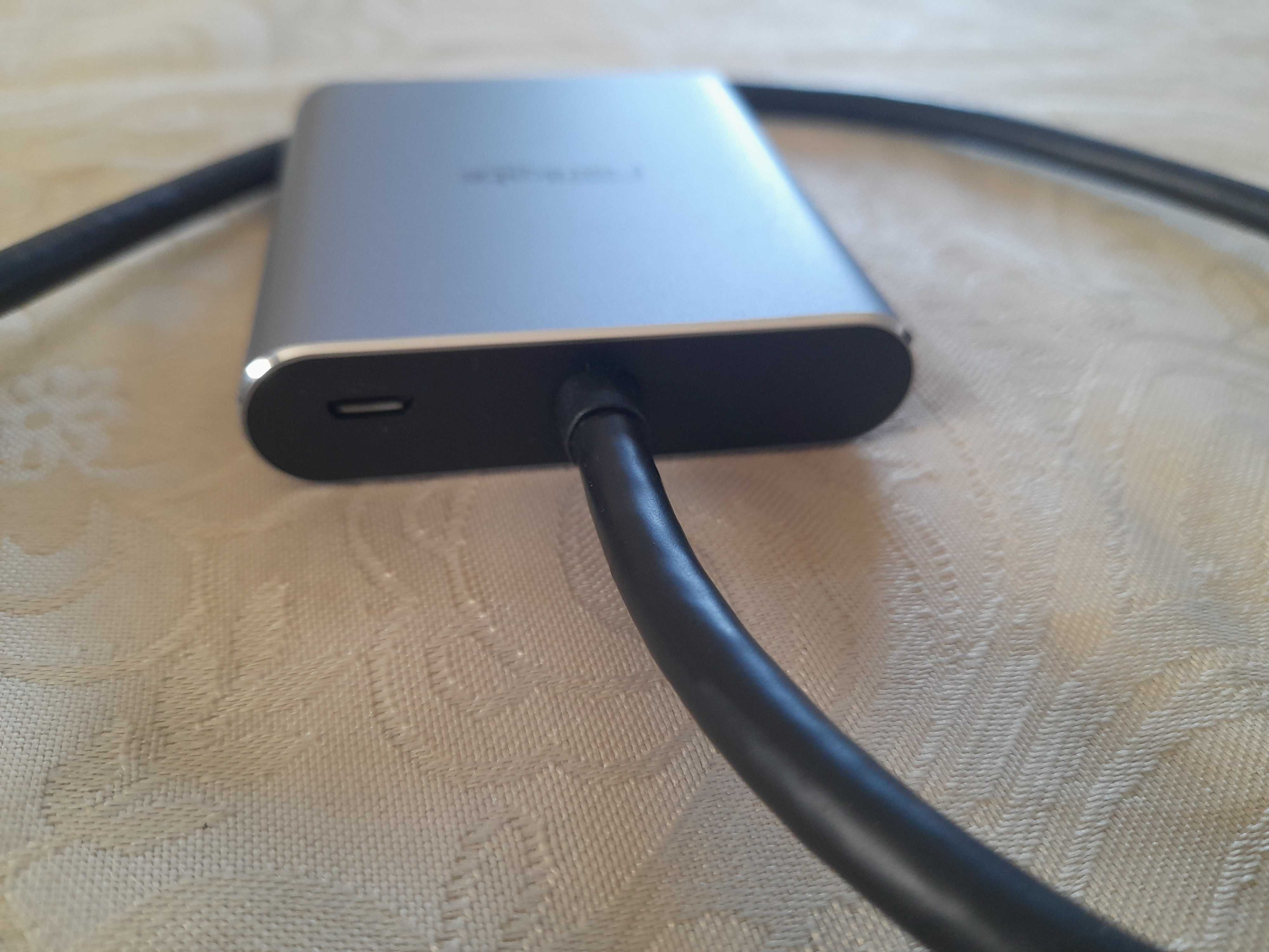 fairikabe Mini DisplayPort na podwójny adapter HDMI