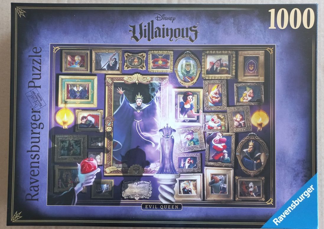 Puzzle 1000 Villainous. Zła królowa Ravensburger Disney Evil Queen