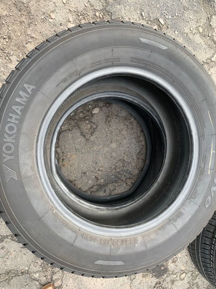 Шини 225/60 R16 Yokohama літо 2021р,6мм