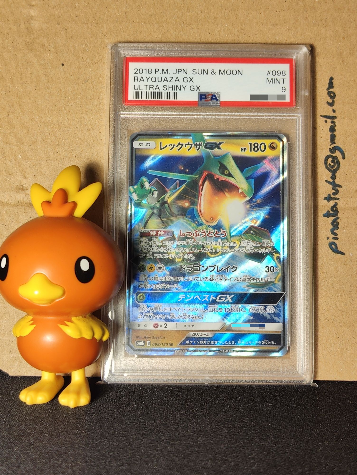 Carta Pokémon Rayquaza PSA 9