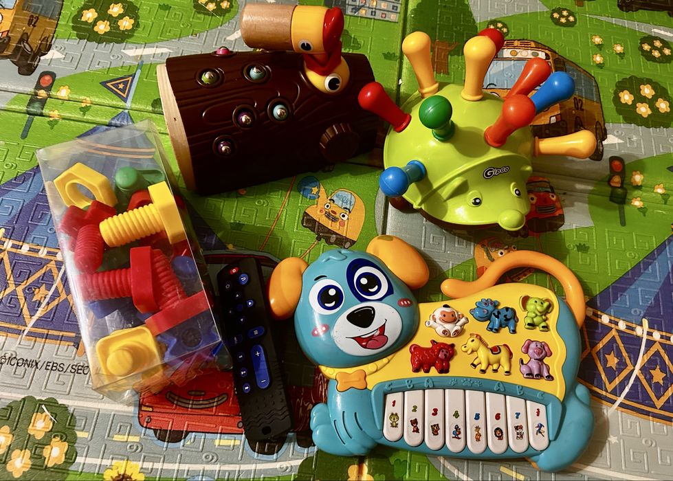 Нагодуй пташеня, болти, іжак сортер, піаніно