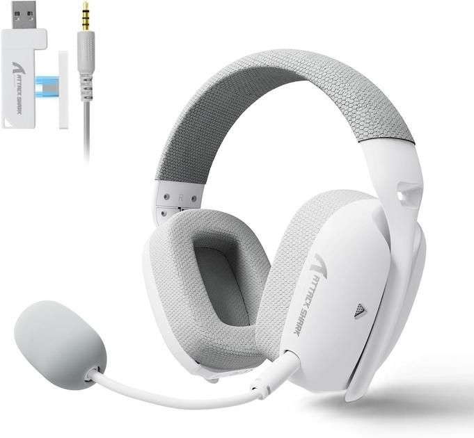 Бездротові Навушники ATTACK SHARK L80 PRO White