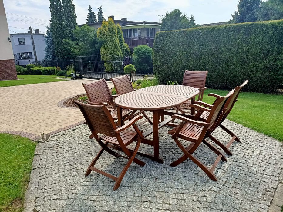Meble drewniane ogrodowe