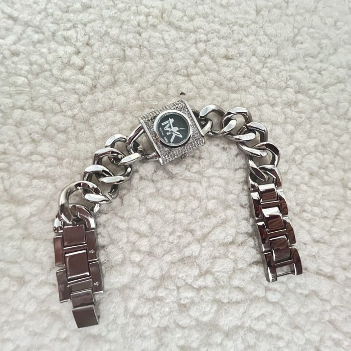 Relogio tipo MK em aço inox