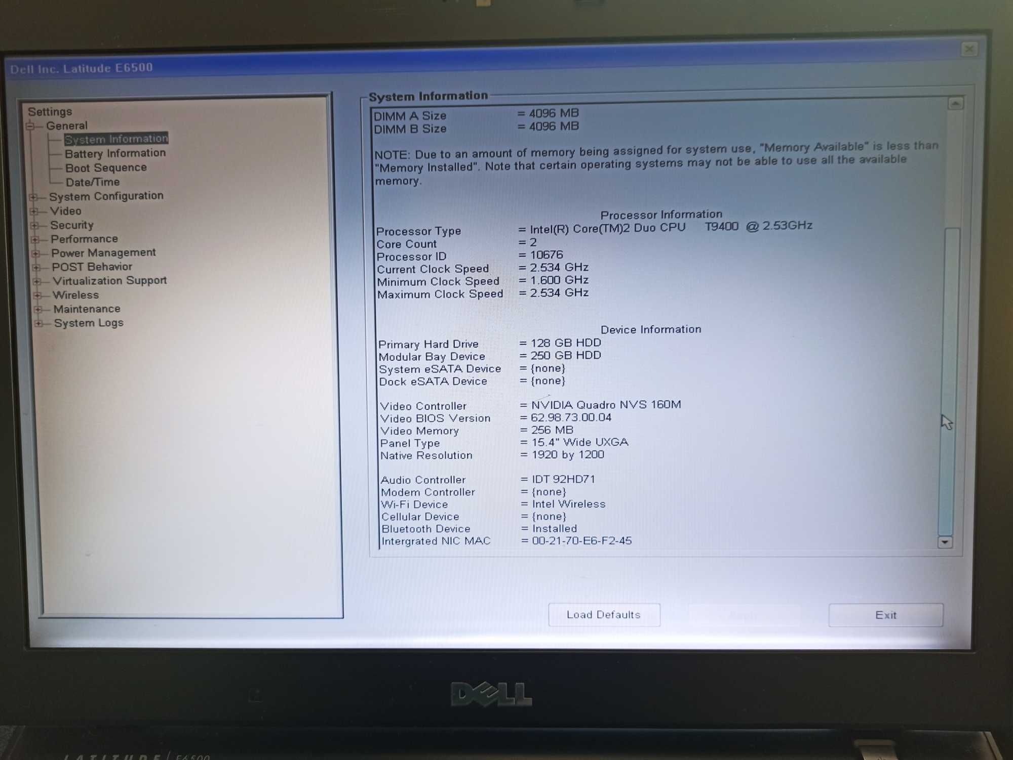 Dell E6500 + плюшки