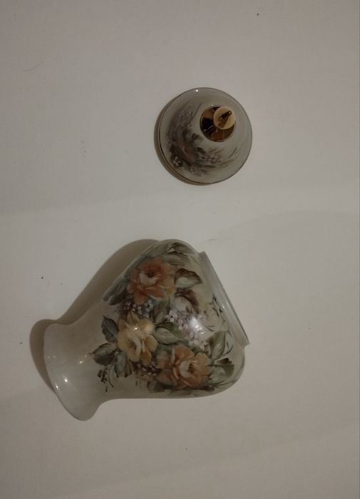 Vaso de cerâmica pintado à mão - 30 cm