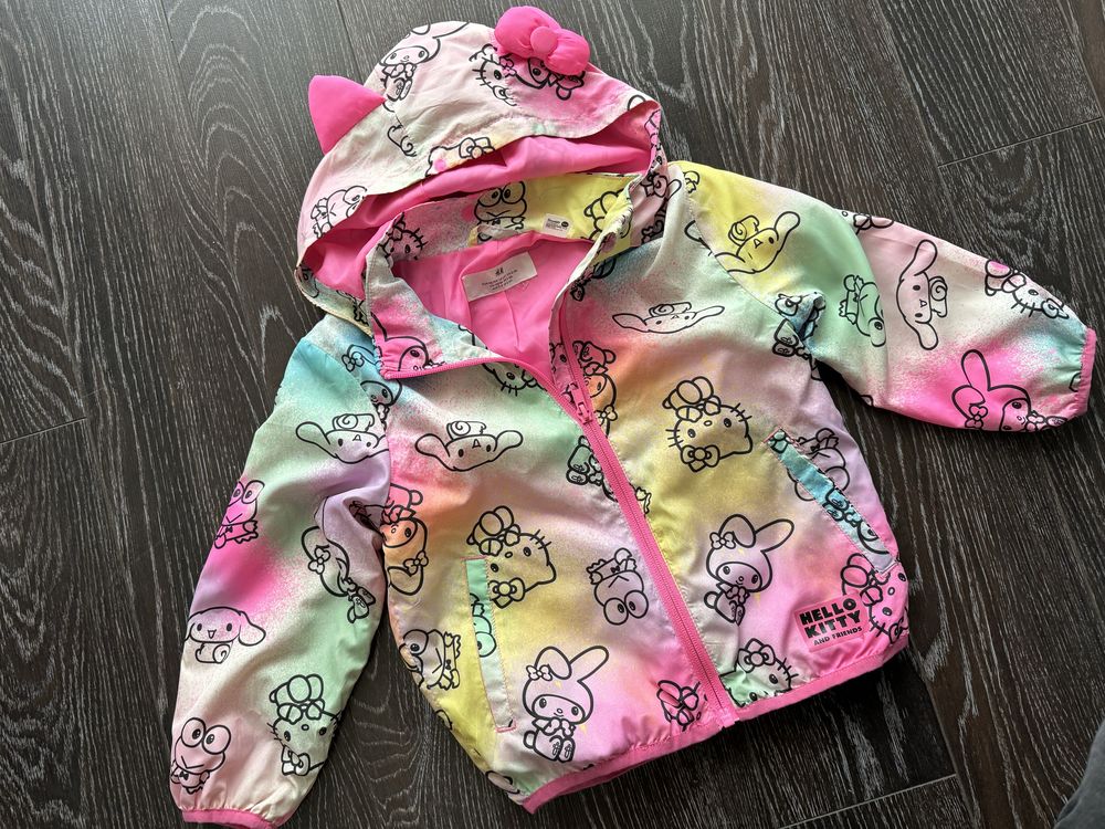 Kurtka wiosenna Hello Kitty H&M jak nowa 98/104