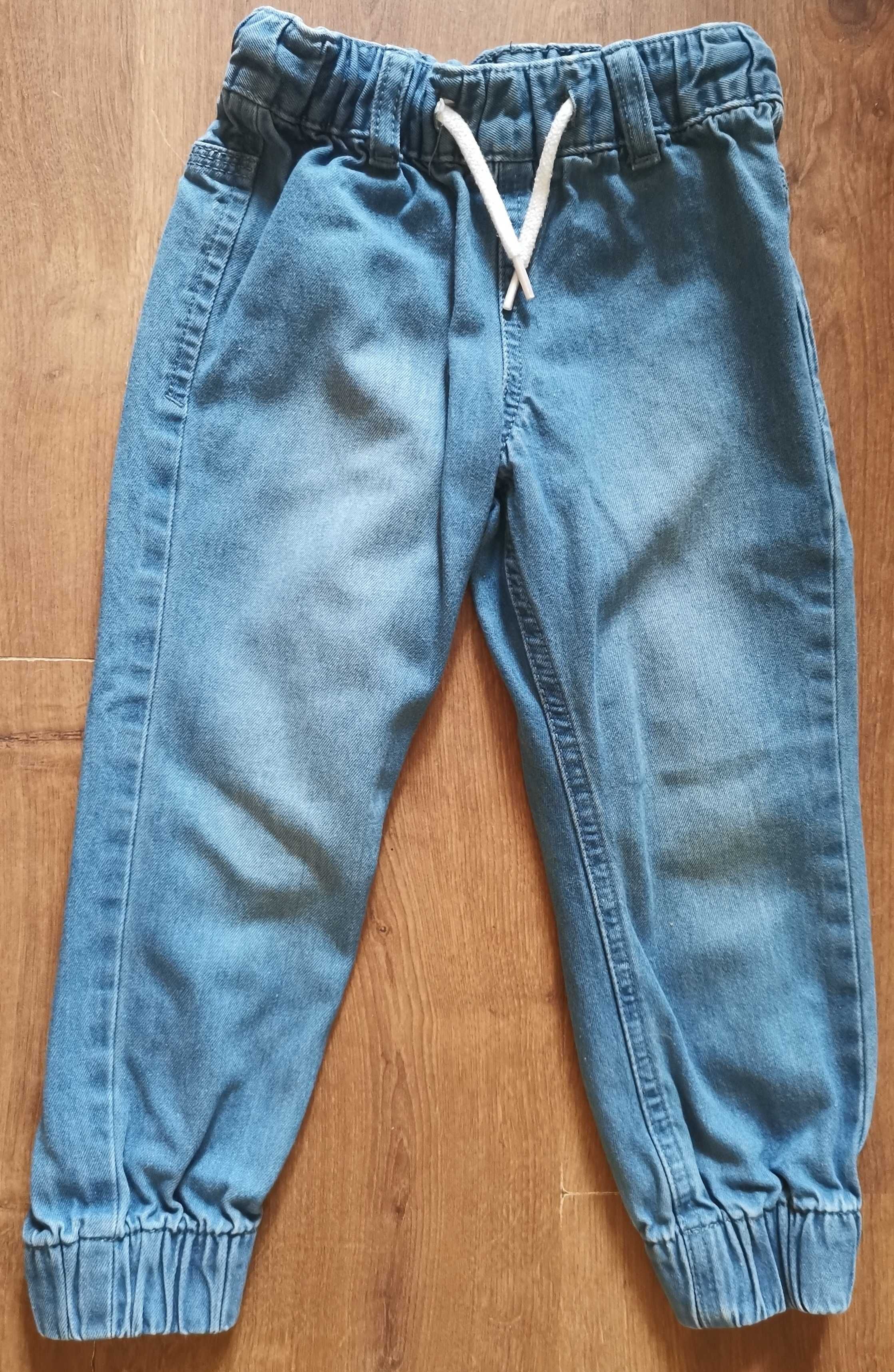 Spodnie miękki jeans 98/104