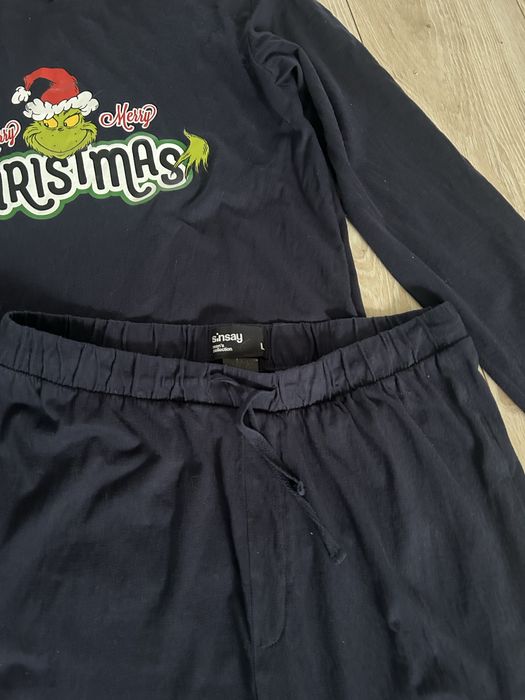 Piżama męska sinsay r. L Grinch świąteczna