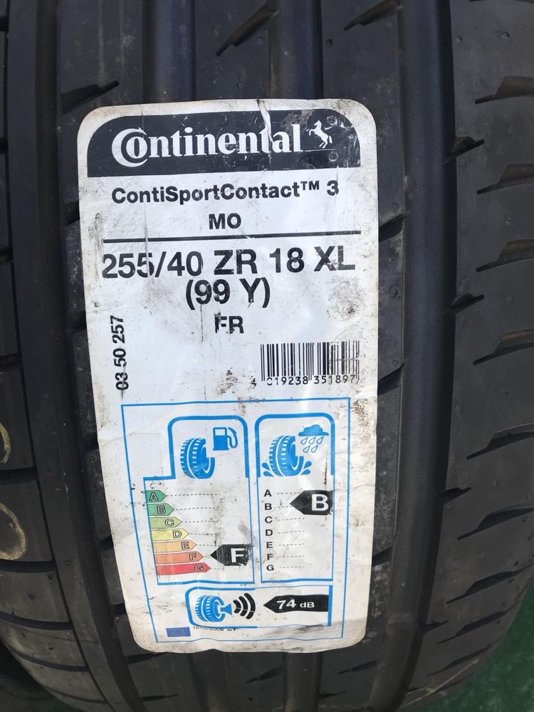 Continental 255/40r18 пара резина шини нові склад оригінал