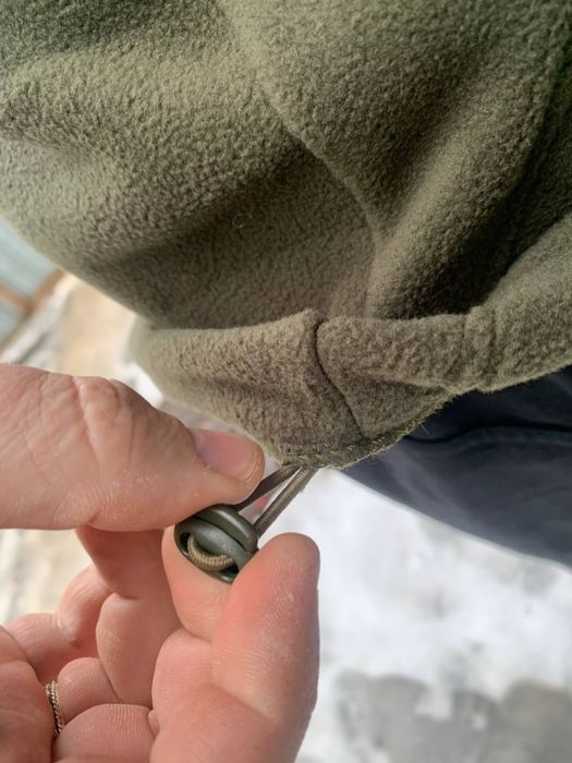 Флісова кофта оливка