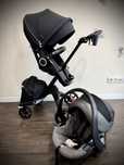 Коляска Stokke Xplory V6 Total Black Limited edition+ автокрісло