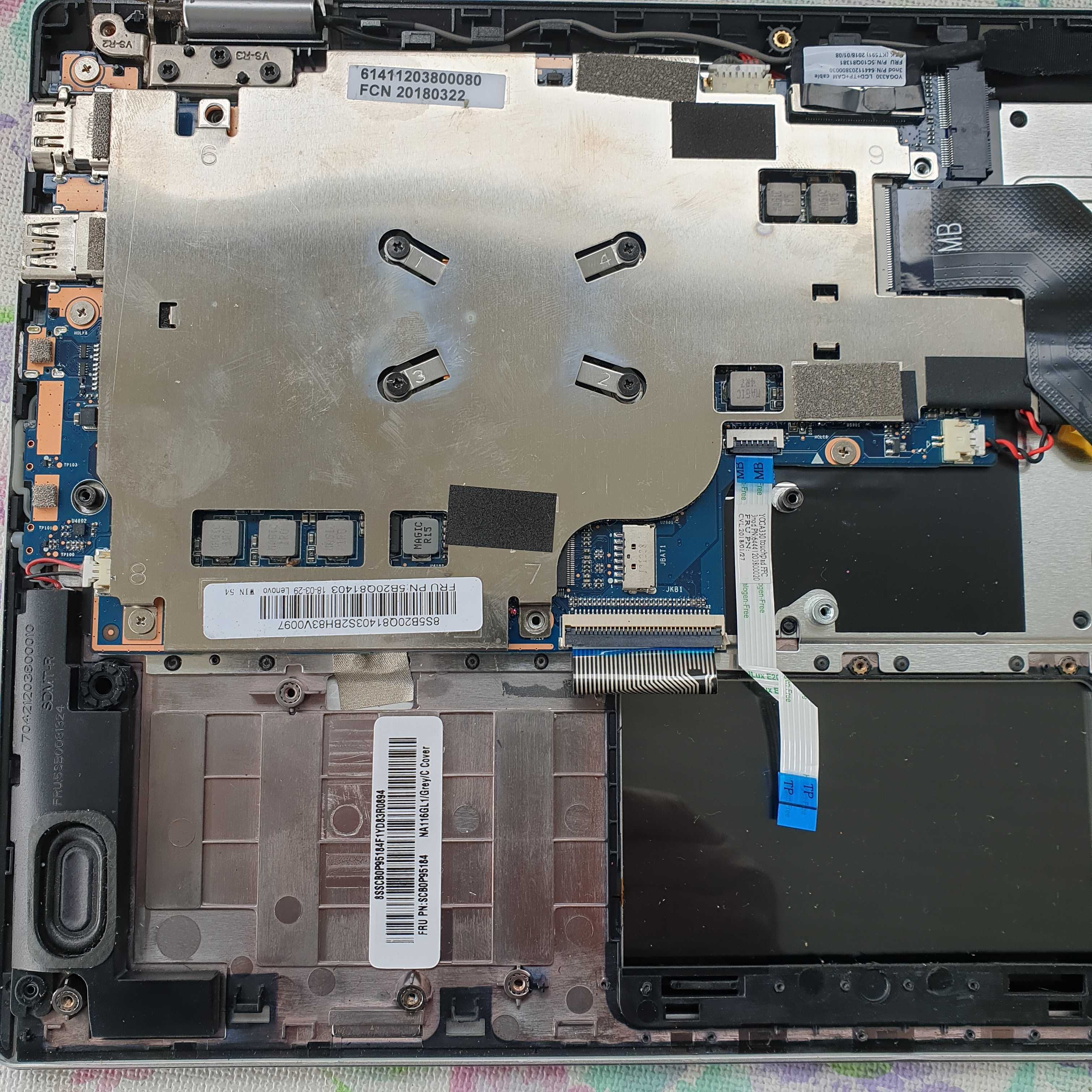 motherboard lenovo yoga 330-11 testada sem anomalia