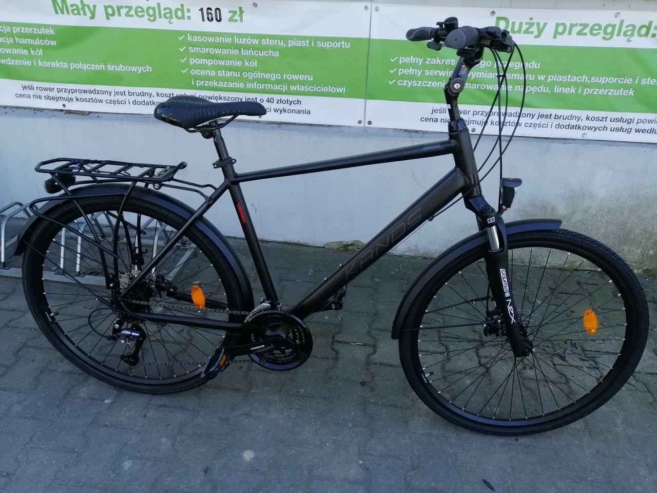 Nowy rower trekkingowy Kands Verso/2025 r/hydrauliczne hamulce/suntour