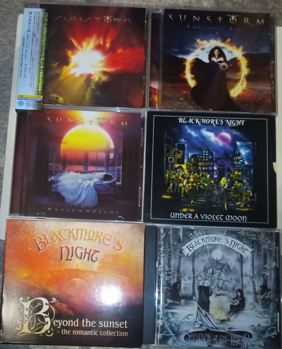 Rainbow. DIO. Joe Lynn Turner. Sunstorm. Blackmore's Night. Фірма CD.