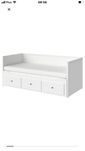 Łóżko hemnes ikea z materacami