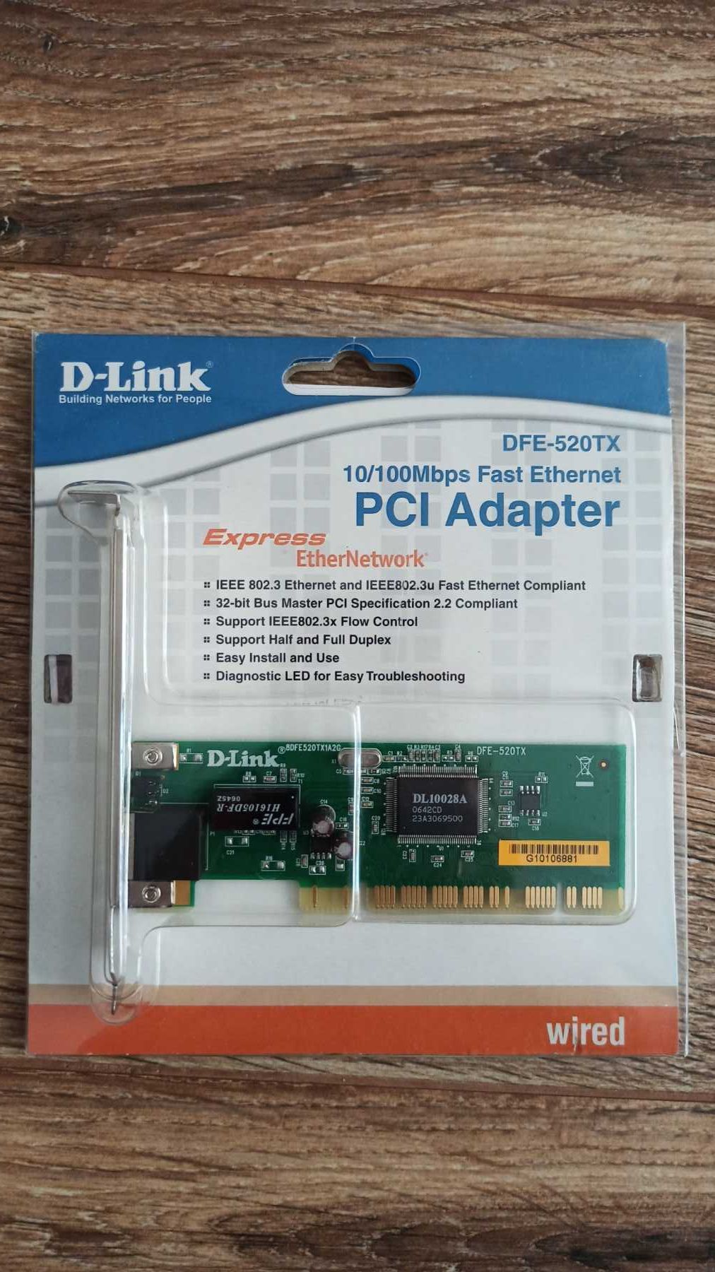 Продам мережеву карту D-Link DFE-520TX