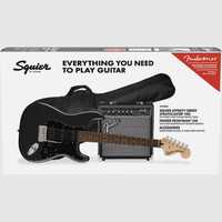 Guitarra Fender pack+ fones+suporte de guitarra