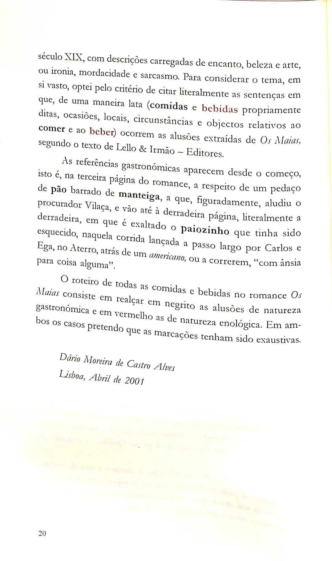 "Roteiro De Os Maias De Eça De Queiroz.." de Dário Castro Alves [Novo]