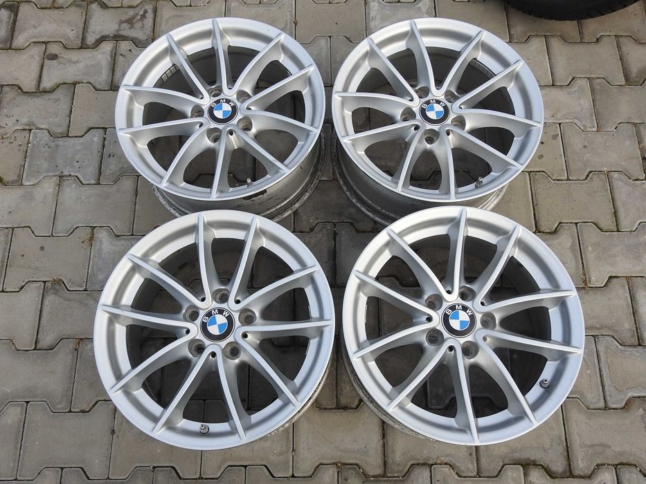 4x Alufelgi BMW Oryginał 17'' 5x120 ET 32 7,5J Super Stan + Czujniki