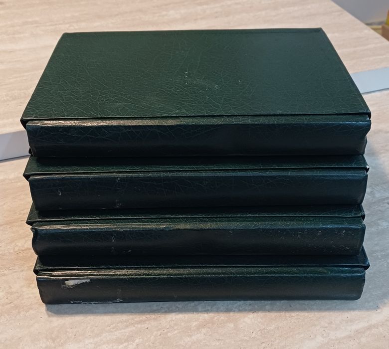 Klasery filatelistyczne PRL 16 kartek 4 sztuki