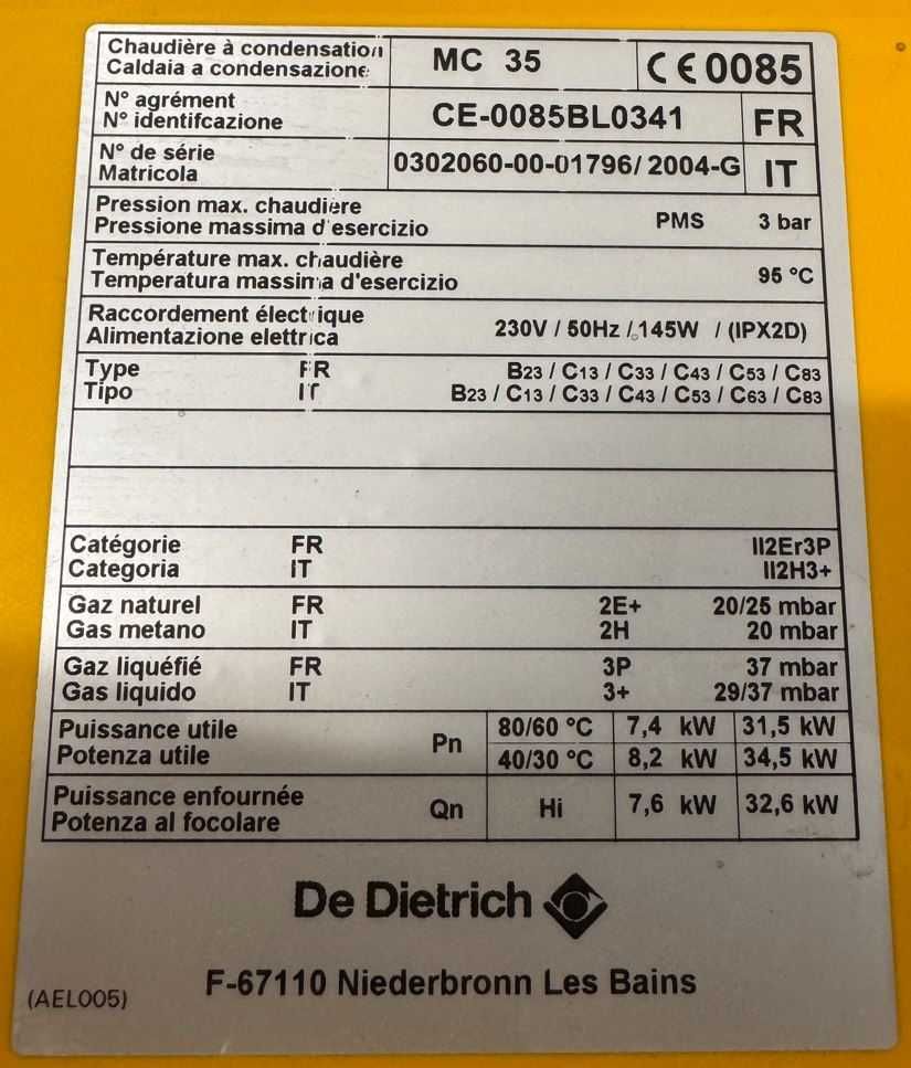 De Dietrich MC35 na części - diematic3