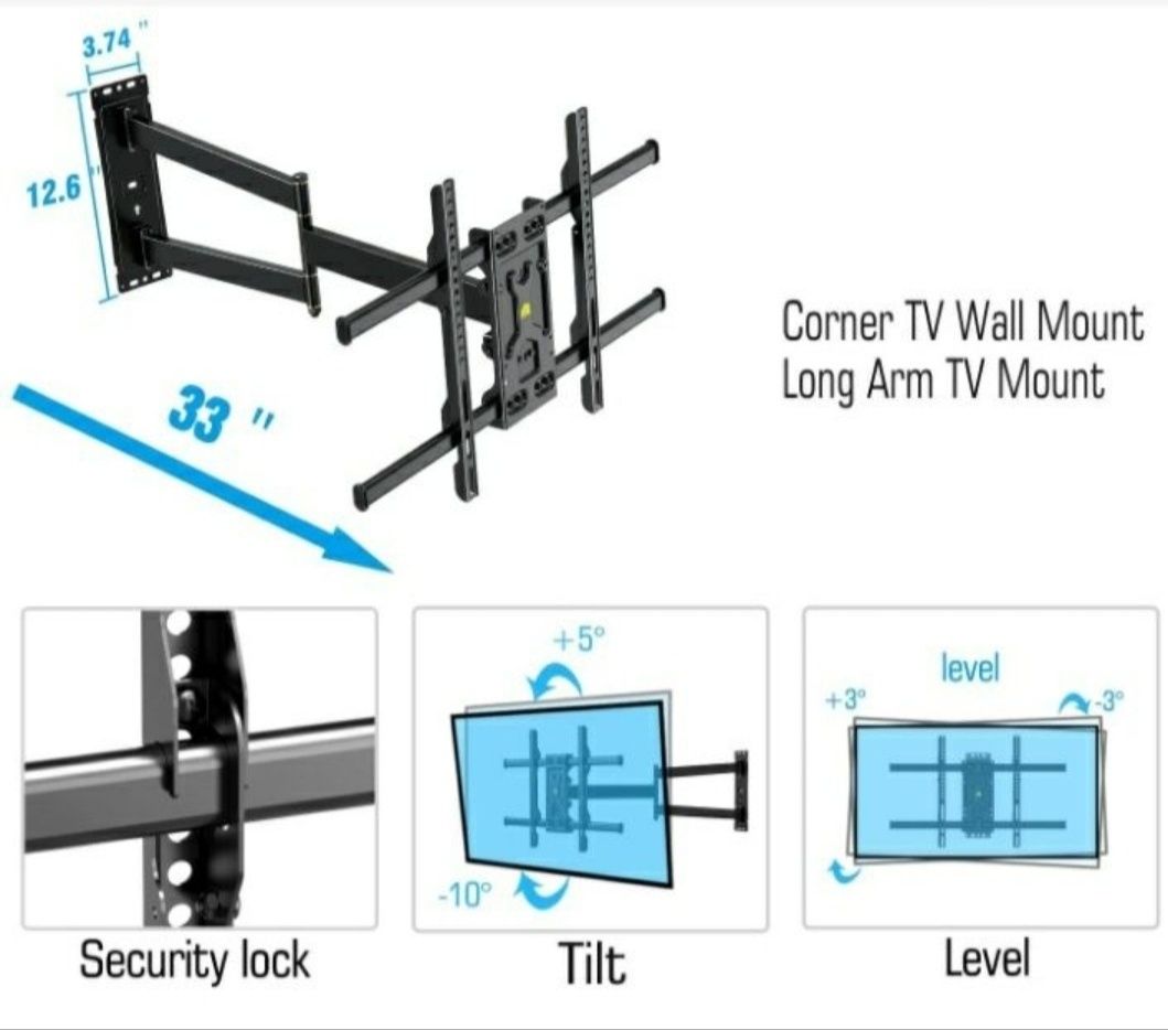 Uchwyt do telewizora 37"-75 "