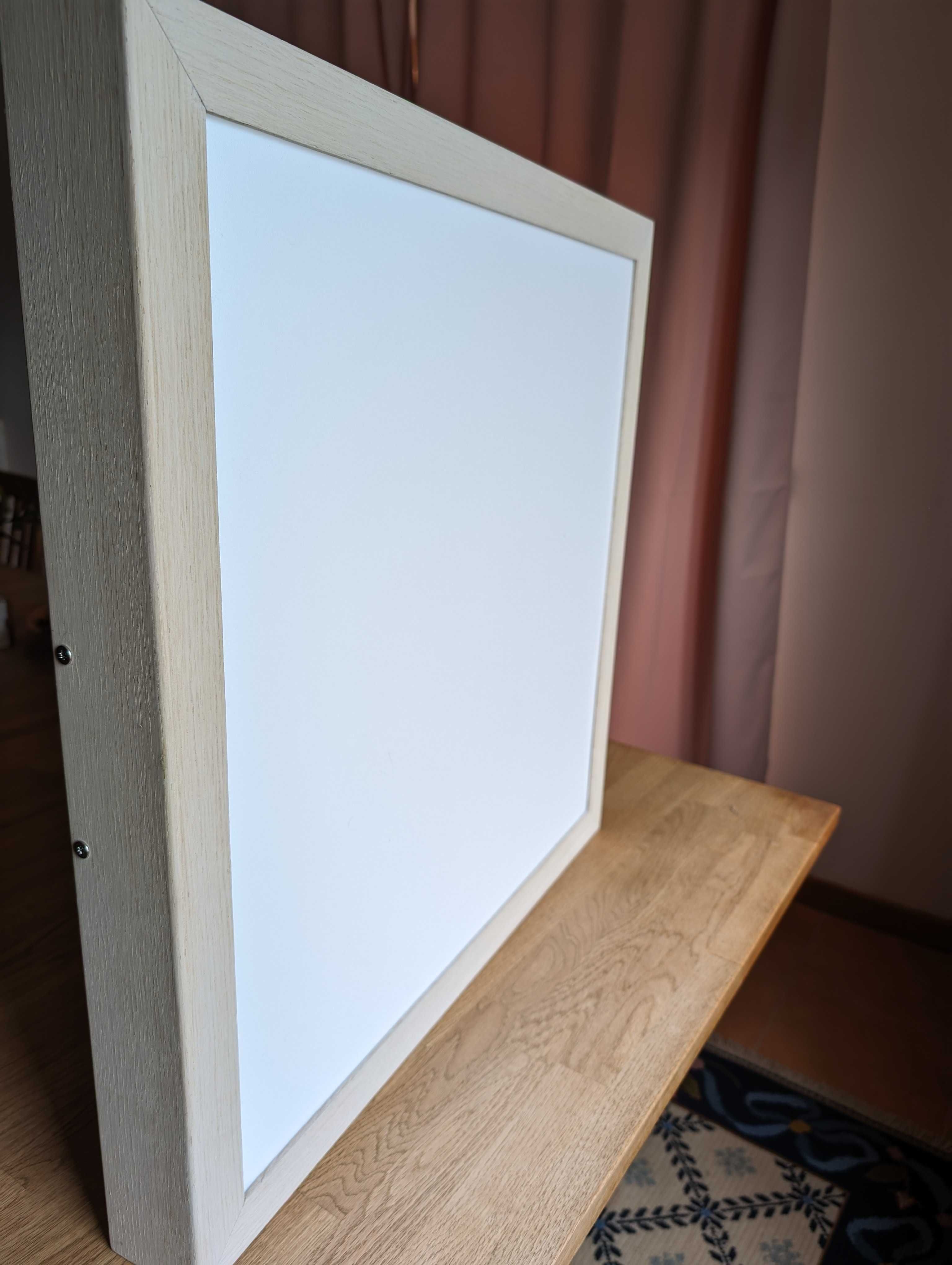 Candeeiro Luminária 63x63cm madeira carvalho OSRAM LEDVANCE sala