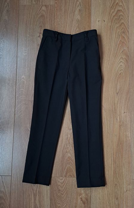 Черные классические брюки штаны в школу 128 см