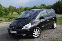 Renault Espace 2.O Turbo , Manual , HAK , 7 foteli , półskóra , 2x koła , roleta ,