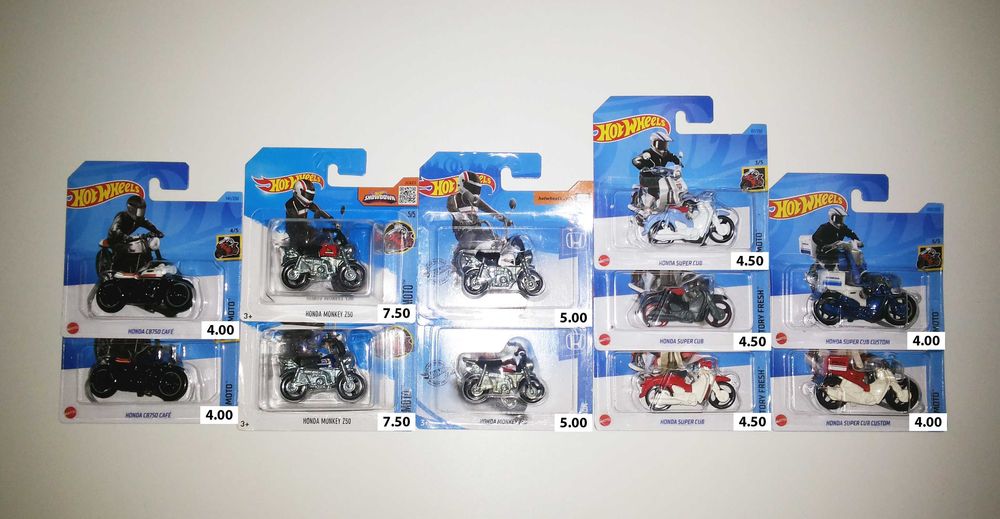 Motas - Hot Wheels - Matchbox - Majorete - Miniaturas Escala 1/64