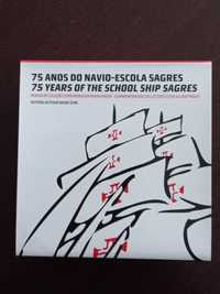 Moeda 2 5€ Portugal Navio Escola Sagres 2012 prata Proof