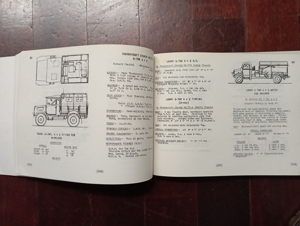 Livro sobre veículos de transporte da segunda guerra mundial