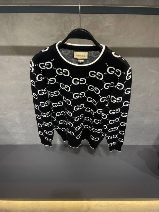Светр Gucci чоловічий бавовняний светр гуччі чоловічий бавовняний