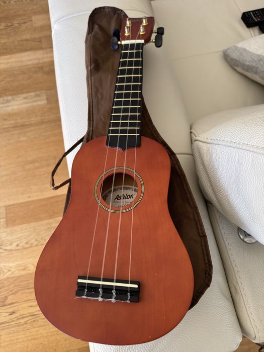 Ukulele novo e em saco
