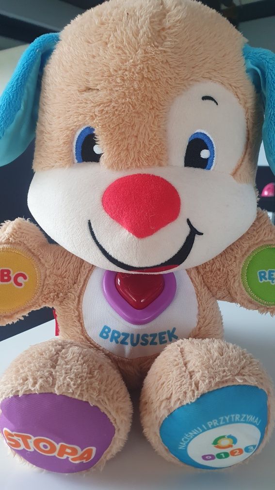 Uczniaczek szczeniaczek Fisher Price Zabawka Interaktywna Edukacyjna