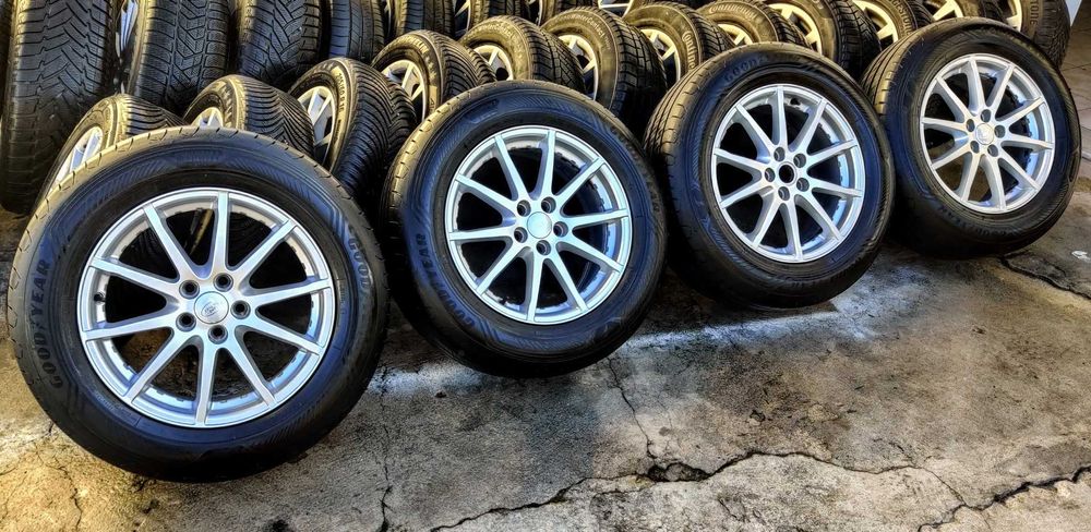 4 Jantes 17" furação (5x108) c/Pneus 225/65R17