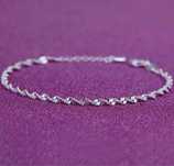 Pulseira pe silver