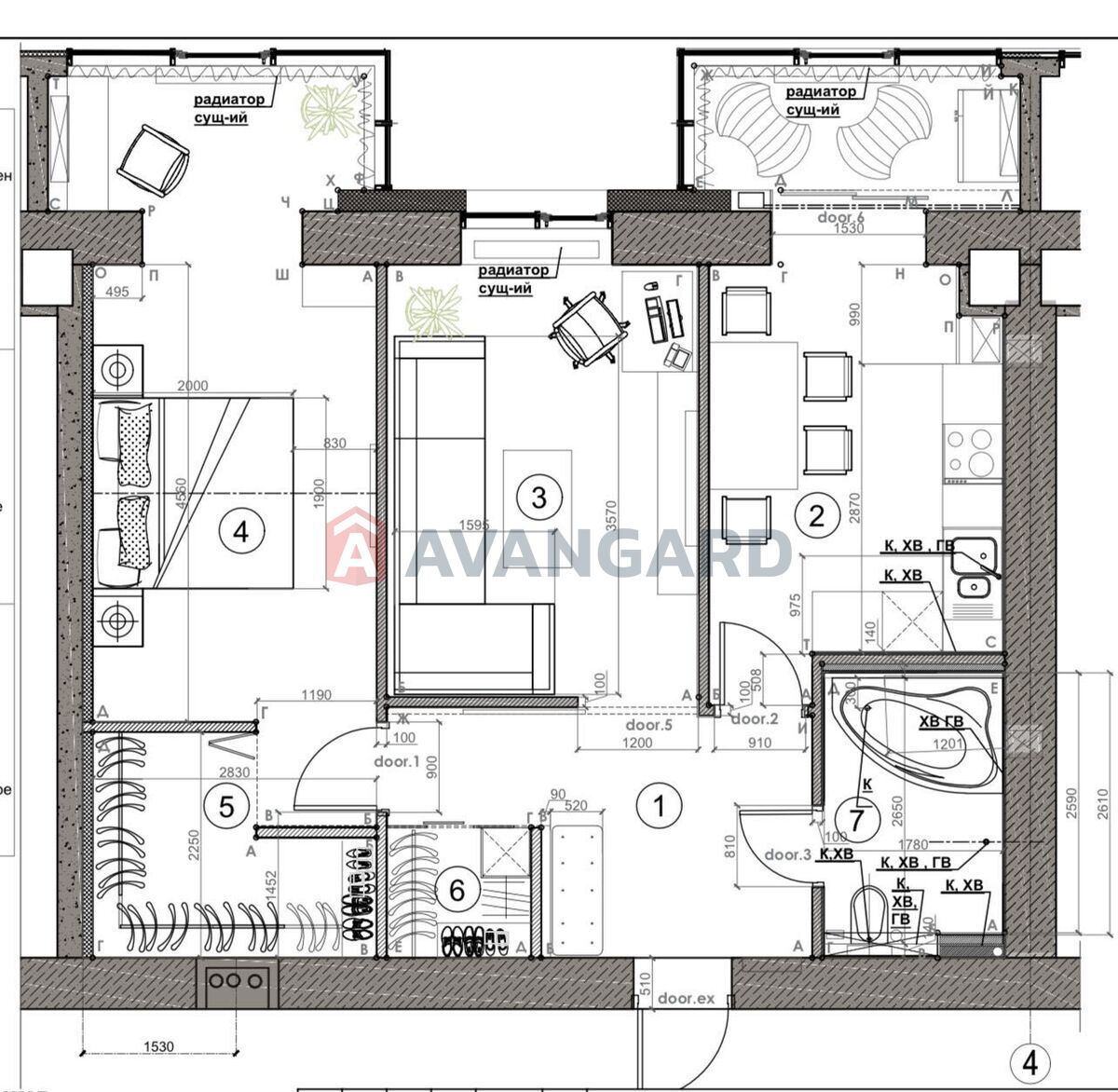 2к квартиру ЖК Салют,74кв.5/11,дизайн.ремонт с меб/тех