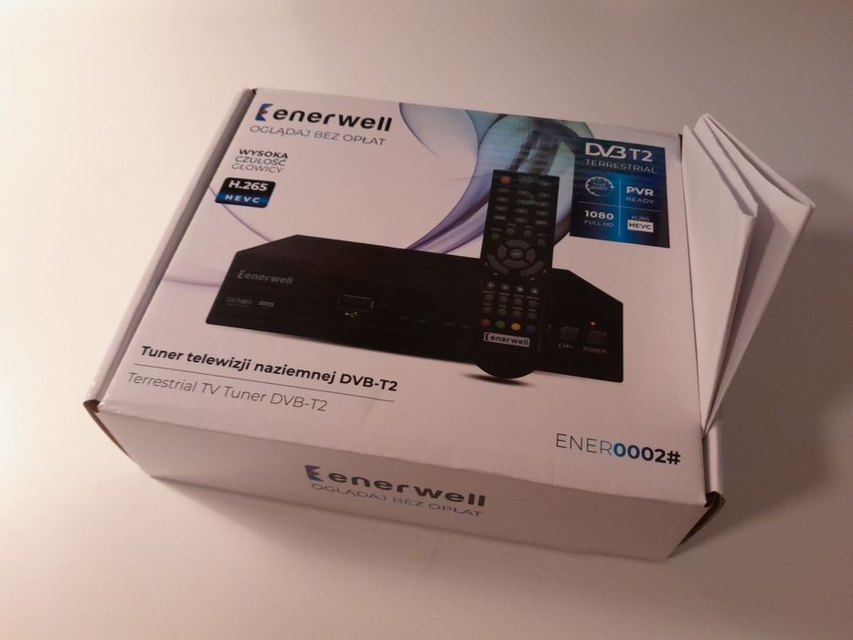 Dekoder tv + pilot dla seniora