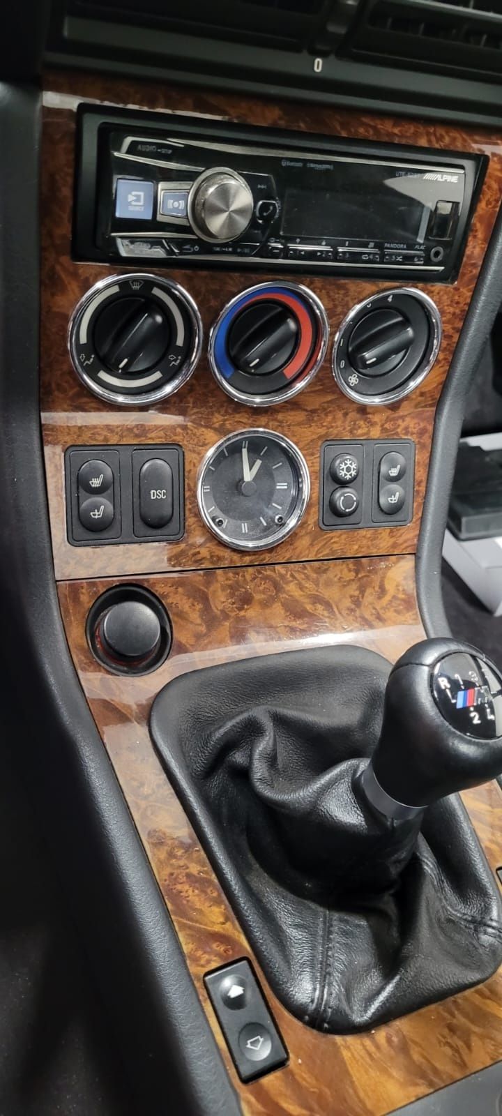 Panele tunelu środkowego BMW Z3 europa