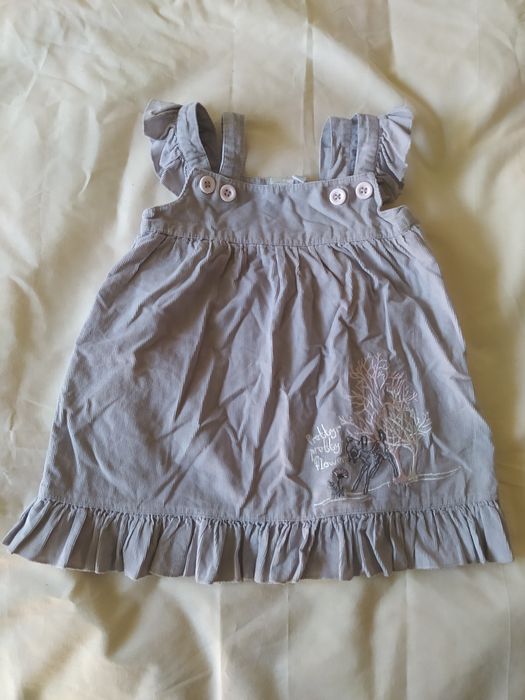 Sukienki niemowlęce paczka 6 sztuk, r. 62-80