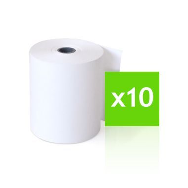 Rolos Papel Térmico 80x40x11 Pack 10